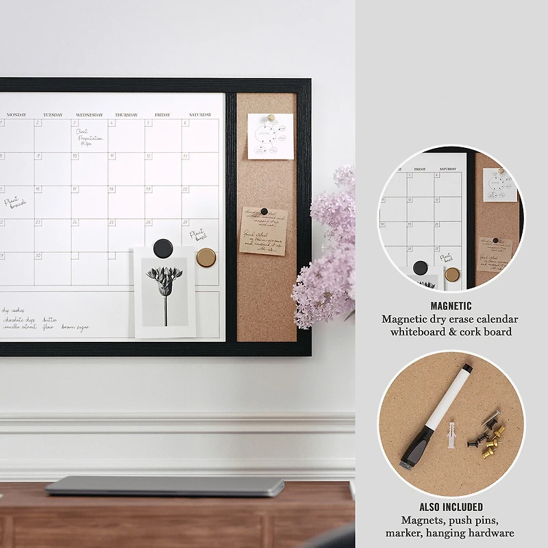 Martha Stewart 24x18 Wall Calendar/Cork Board