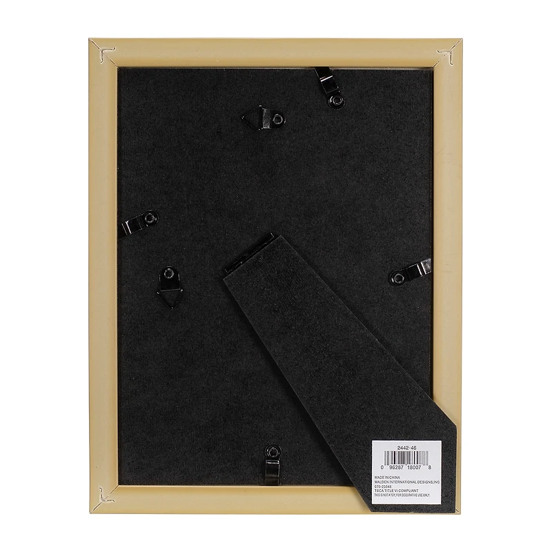 Malden "4""X6"" & 6""X8"" Gold Matted Bamboo" Tabletop Frame