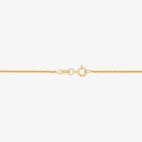 Made Italy Womens 14K Gold 18 Inch Fashion Chain Necklace