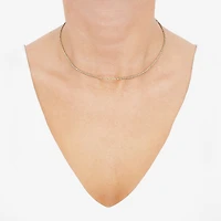 Girls 14K Gold 13 Inch Rope Chain Necklace
