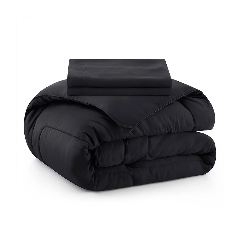 St. James Home All Season Satin Midweight Comforter Set