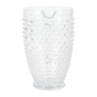 Martha Stewart Chauncey Hobnail Glass Serving Pitcher