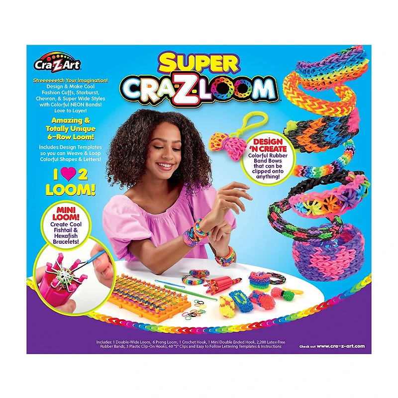Cra-Z-Art Diy Bracelet Loom Kit Craft Kit