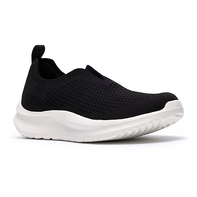 Clarks Solevana Knit Cloudsteppers Womens Round Slip-On Shoe