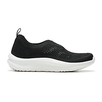 Clarks Solevana Knit Cloudsteppers Womens Round Slip-On Shoe