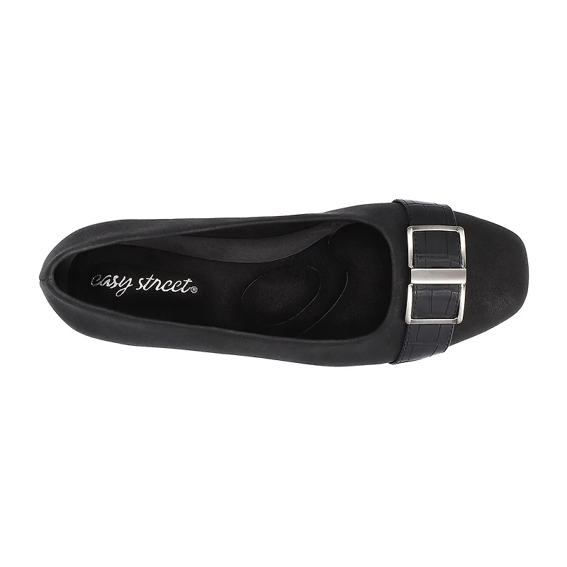 Easy Street Keely Womens Square Closed Toe Slip-On Shoe