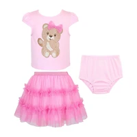 Lilt Baby Girls 3-pc. Skirt Set