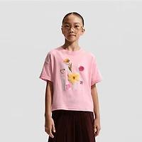 Nike Big Kid Girls Crew Neck Short Sleeve Regular Fit Graphic T-Shirt
