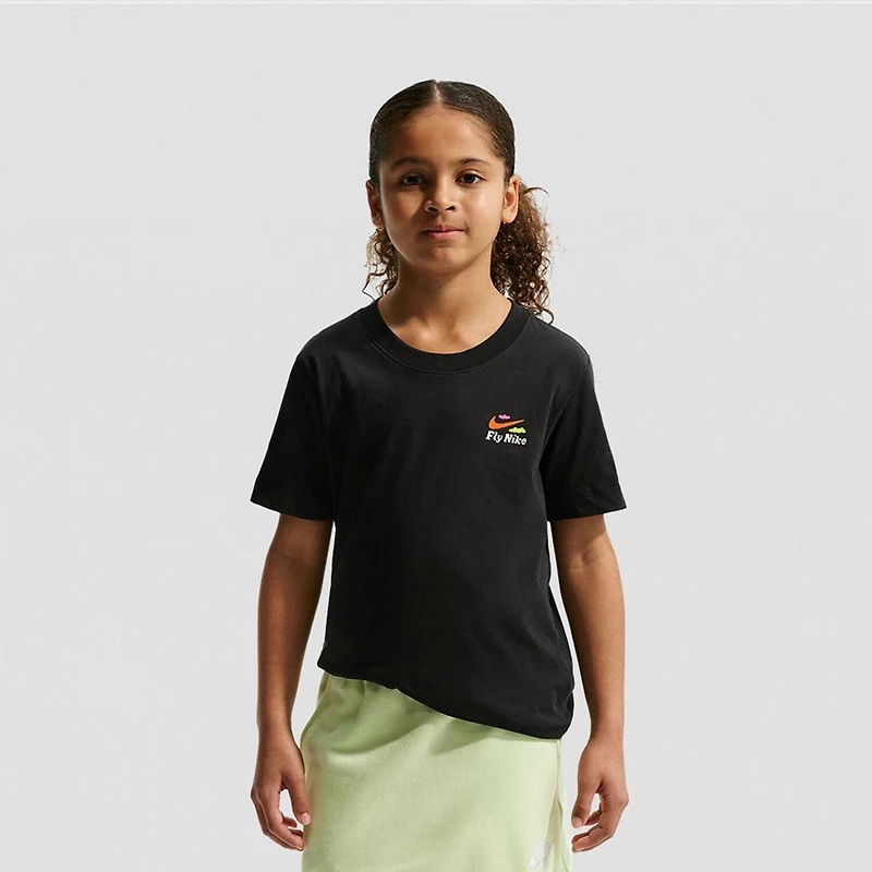 Nike Big Kid Unisex Crew Neck Short Sleeve Regular Fit Graphic T-Shirt