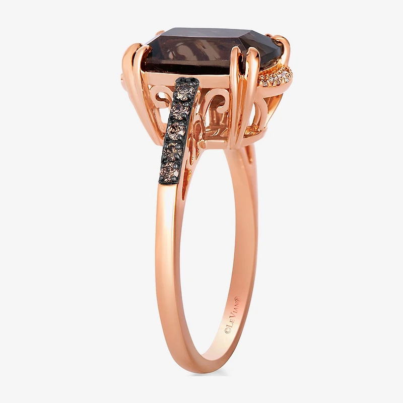 Le Vian® Ring featuring Grape Amethyst™ Chocolate Diamonds® Nude Diamonds™ set in 14K Strawberry Gold®