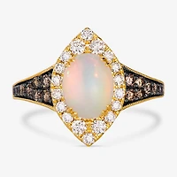 Le Vian® Ring featuring 1 cts. Neopolitan Opal™, 3/8 Nude Diamonds™, 1/3 Chocolate Diamonds® set 14K Honey Gold™