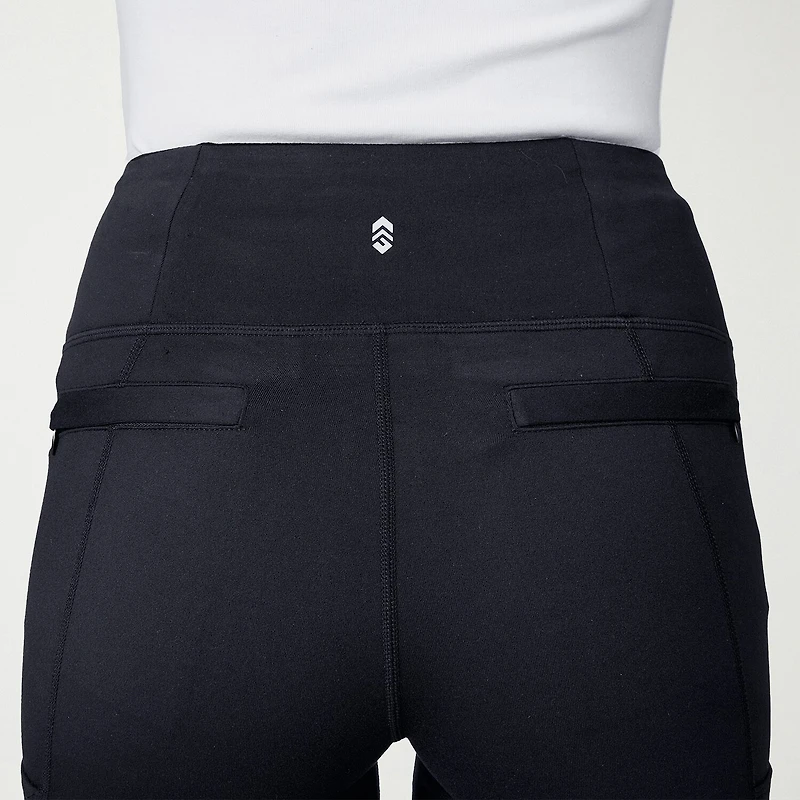 Free Country Womens Wide Leg High Rise Active Pull-On Pant