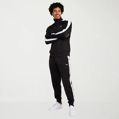 PUMA Mens Tapered Mid Rise Regular Fit Track Pant