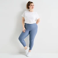 Xersion EverContour+ Womens High Rise 23" Plus Cropped Legging