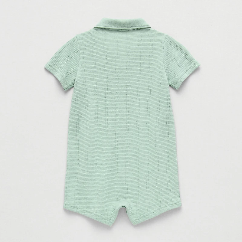 Okie Dokie Baby Boys Short Sleeve Romper