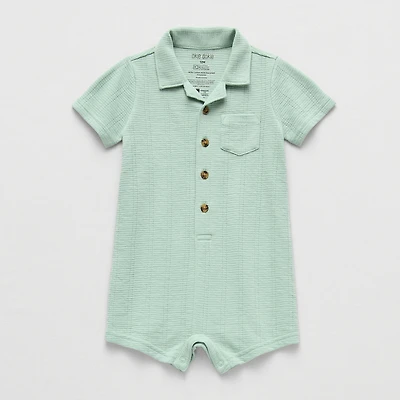 Okie Dokie Baby Boys Short Sleeve Romper