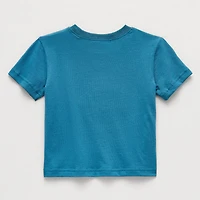 Okie Dokie Baby Boys Round Neck Short Sleeve Regular Fit Graphic T-Shirt