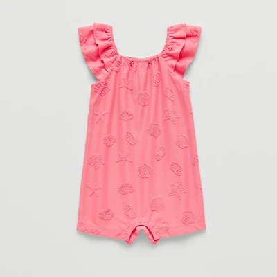 Okie Dokie Baby Girls Sleeveless Romper