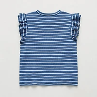 Thereabouts Little & Big Kid Girls Crew Neck Short Sleeve T-Shirt