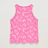 Thereabouts Little & Big Kid Girls Crew Neck Sleeveless Tank Top