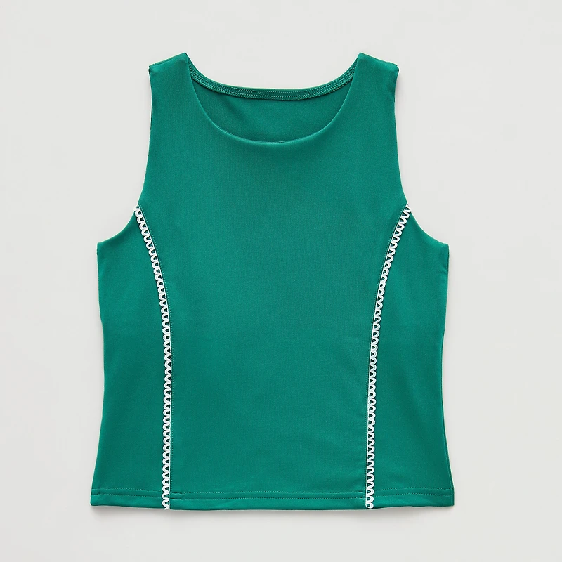 Xersion Little & Big Kid Girls Long Line Bra Tank