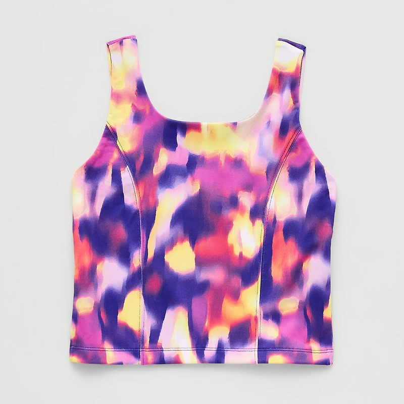 Xersion Little & Big Kid Girls Long Line Bra Tank