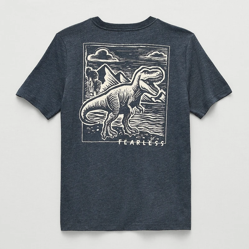 Thereabouts Little & Big Kid Boys Crew Neck Short Sleeve Regular Fit Graphic T-Shirt