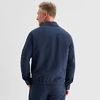 Stafford Linen Blend Mens Bomber Jacket