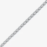 (H,Si2) Womens 10 1/2 Ct. T.W. Lab Grown White Diamond 10K Gold 8 Inch Tennis Bracelet