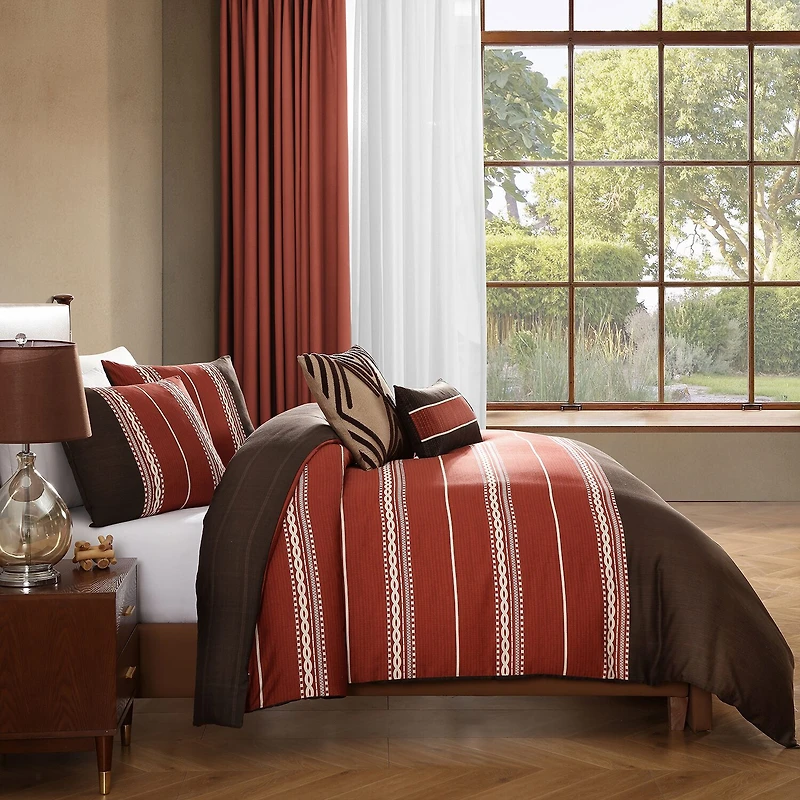 Bebejan Terra Spice 5-pc. Midweight REVERSIBLE Comforter Set