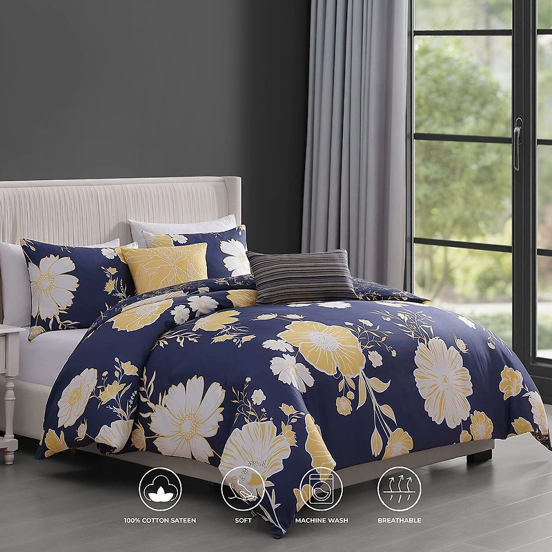 Bebejan Sunglow 5-pc. Midweight Reversible Comforter Set