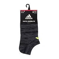 adidas Little & Big Kid Boys Multi-Pack 6 Pair No Show Socks