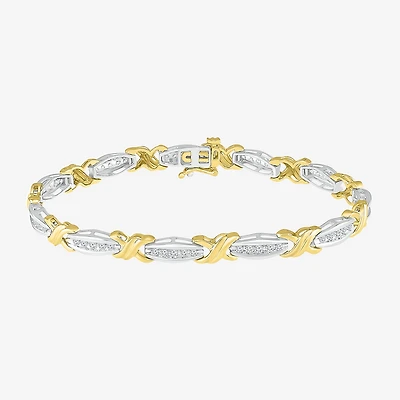 Limited Quantities! Womens 1 CT. T.W. Natural White Diamond 10K Gold 7 Inch Tennis Bracelet