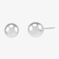 Made in Italy Womens Sterling Silver Round 2-pc. Jewelry Set