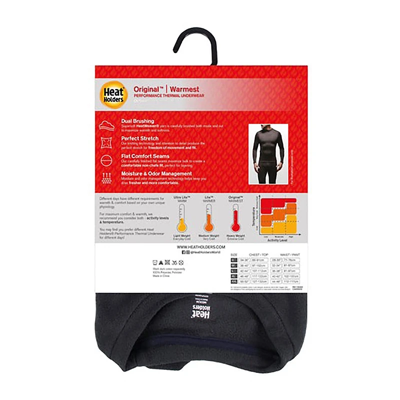 Heat Holders Mens Original Alberto Crew Neck Long Sleeve Thermal Shirt