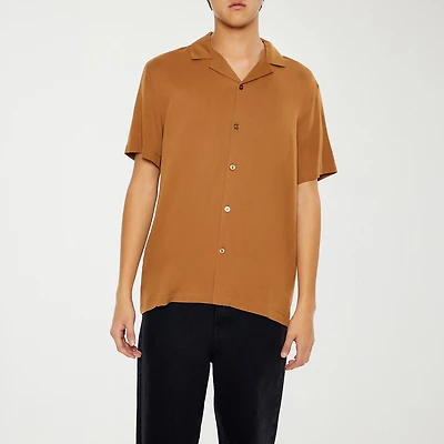 Forever 21 Mens Short Sleeve Button-Down Shirt