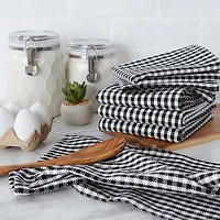 Design Imports Check 6-pc. Towels + Dish Cloths Set
