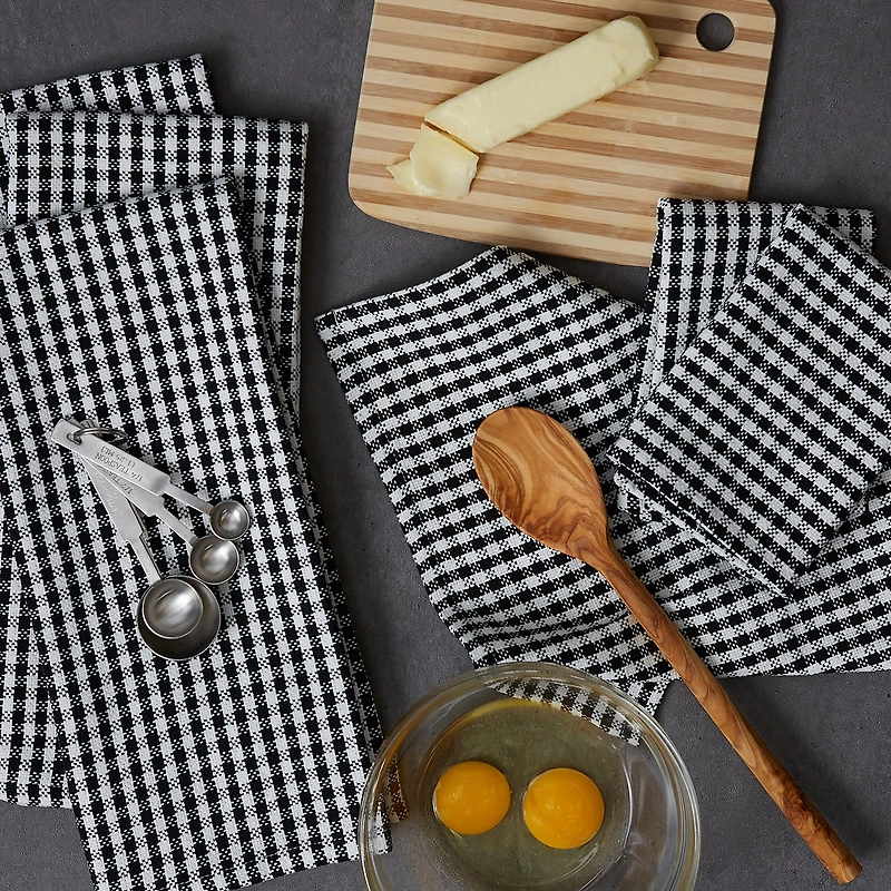Design Imports Check 6-pc. Towels + Dish Cloths Set