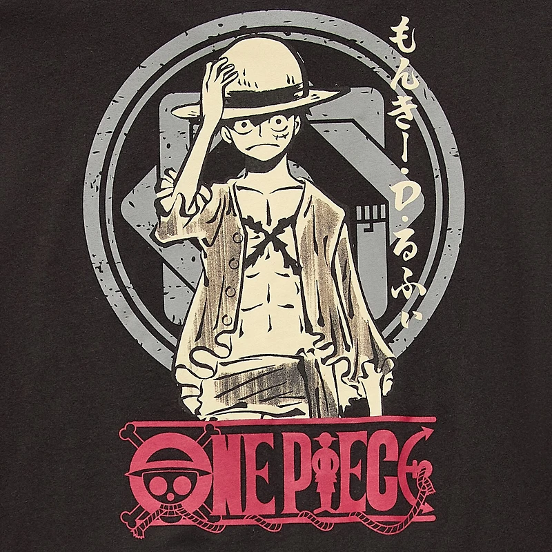 One Piece Little & Big Kid Boys Crew Neck Short Sleeve Oversized Graphic T-Shirt
