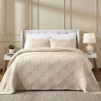 SUPERIOR® Tanta Modern Circles Woven Coverlet