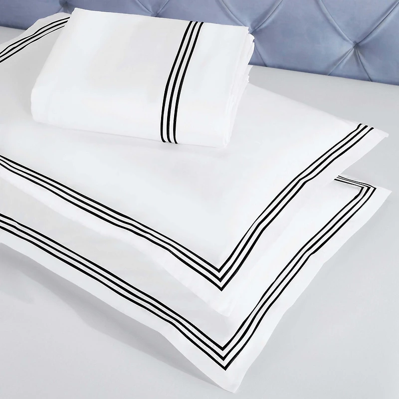SUPERIOR® Brandon Embroidered Cotton Modern Duvet Cover