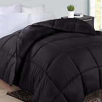 SUPERIOR® Striped All Season Plush Reversible Down Alternative Hypoallergenic Comforter