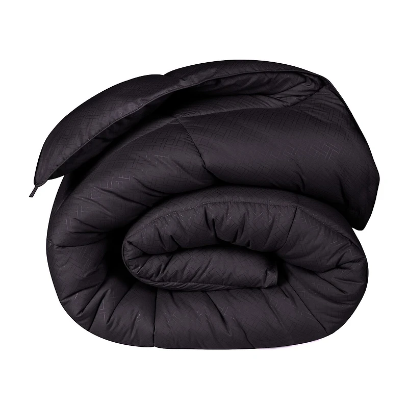 SUPERIOR® Striped All Season Plush Reversible Down Alternative Hypoallergenic Comforter