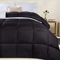 SUPERIOR® Striped All Season Plush Reversible Down Alternative Hypoallergenic Comforter