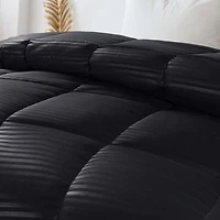SUPERIOR® Striped All Season Plush Reversible Down Alternative Hypoallergenic Comforter
