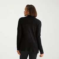 Liz Claiborne Womens Long Sleeve Layered Sweater