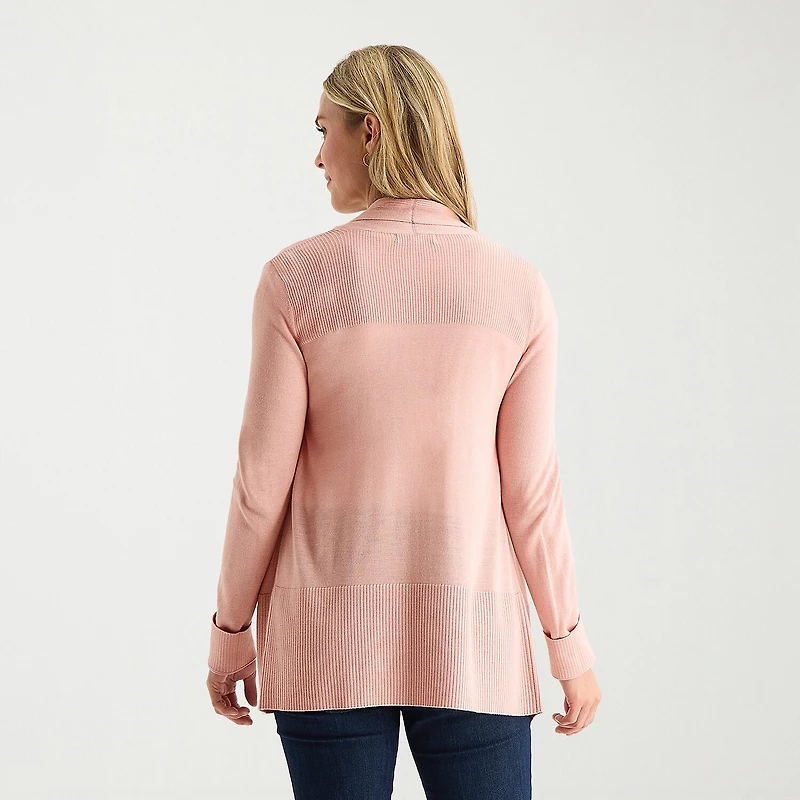 Liz Claiborne Womens Long Sleeve Layered Sweater
