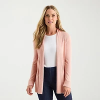 Liz Claiborne Womens Long Sleeve Layered Sweater