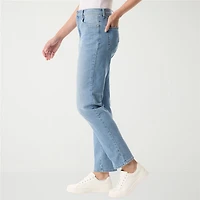 Gloria Vanderbilt Amanda Womens High Rise Stretch Fabric Tapered Leg Jean