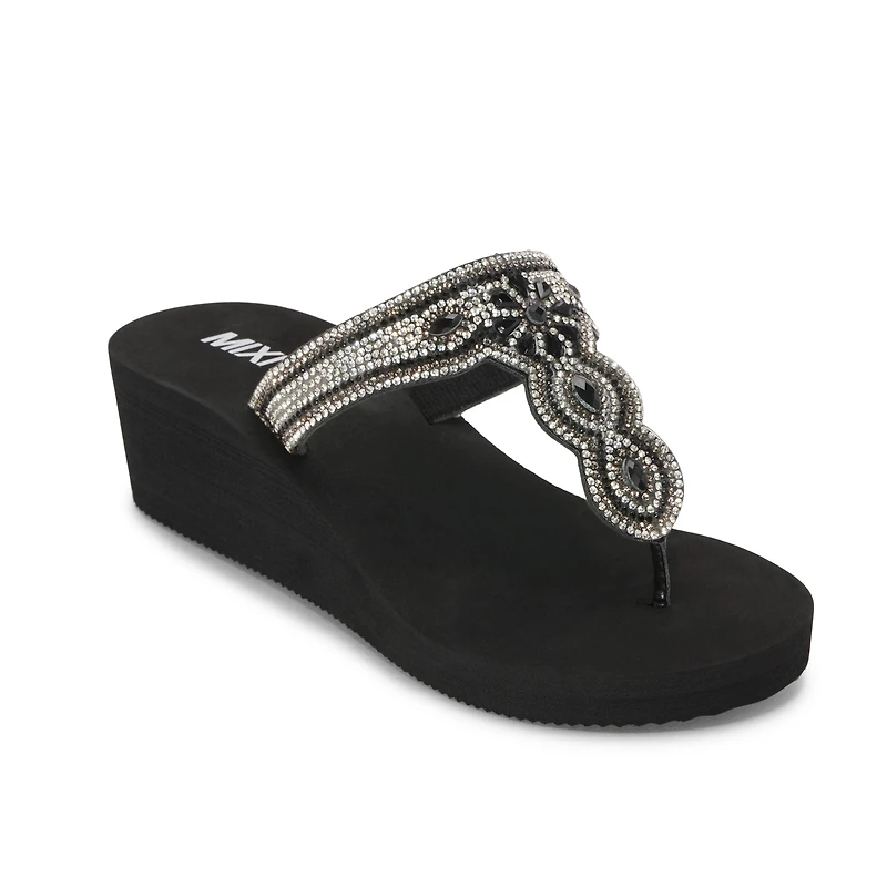 Mixit Womens Medallion Wedge Sandals